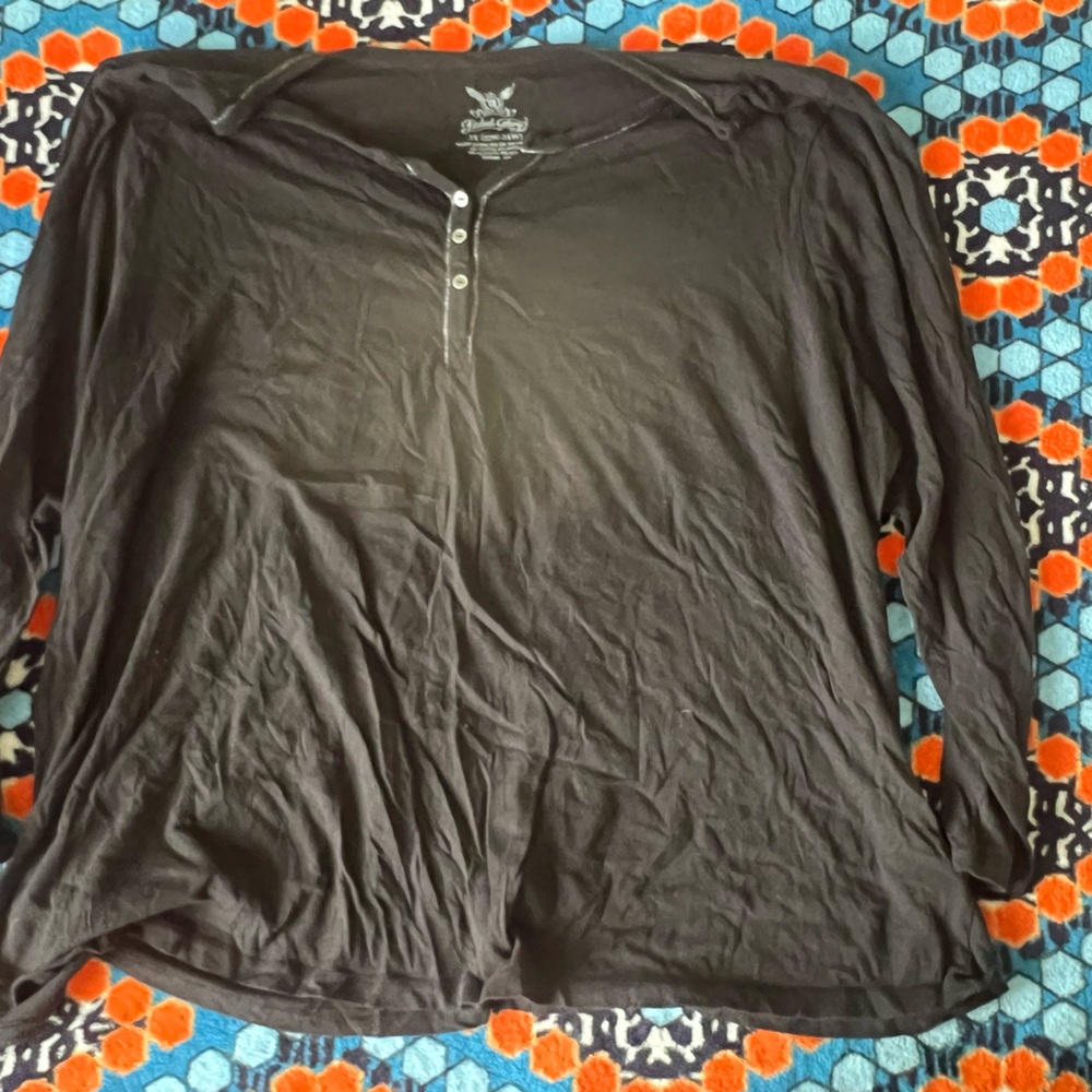 Faded Glory Black long sleeve tee women’s